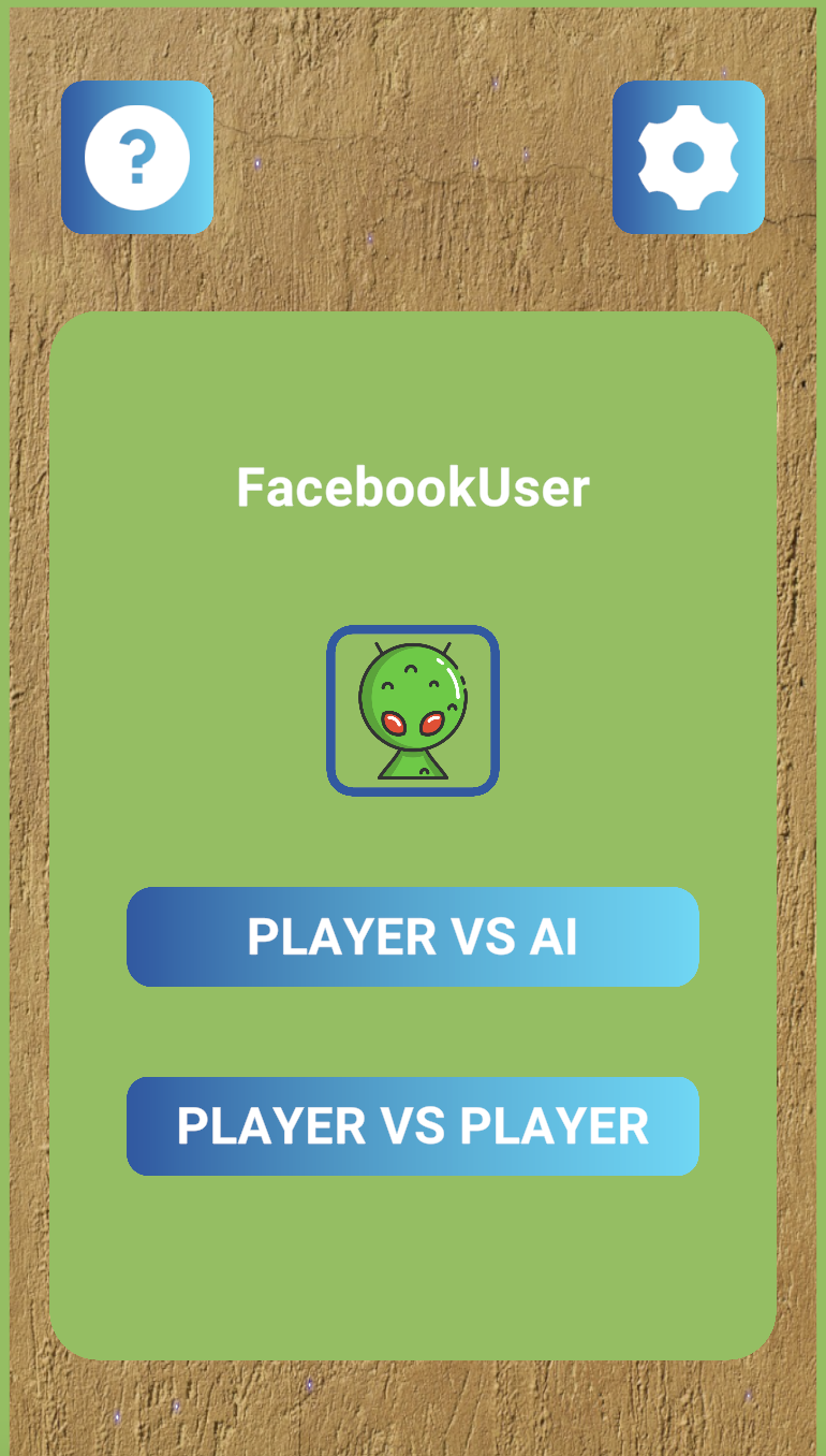 Opponent selection screen