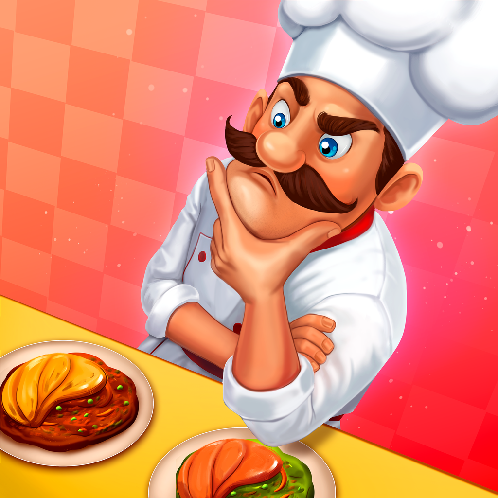 Master Chef 3D app icon with a chef giving a thumbs up on set.