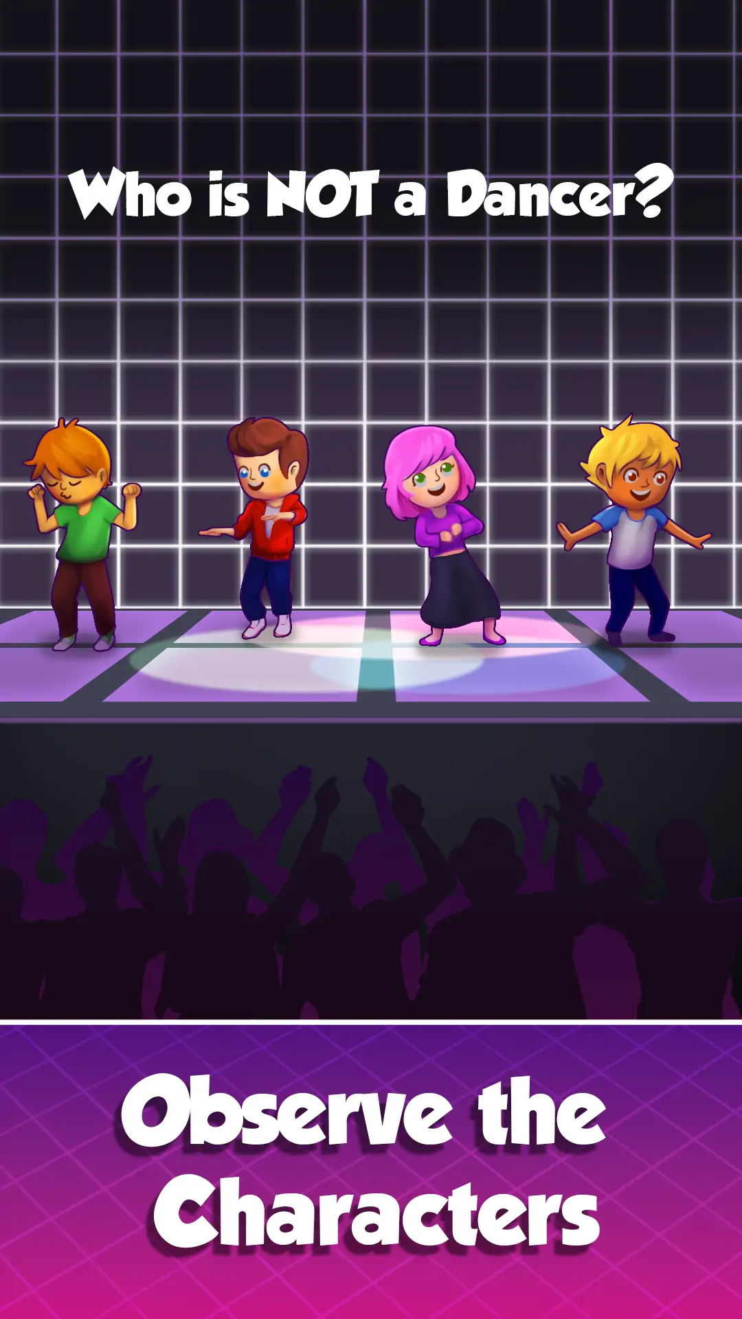 Odd One Out store image showcasing contestants under studio lights.