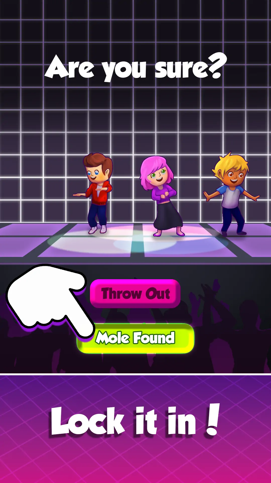 Odd One Out UI showing cash rewards escalating with correct picks.