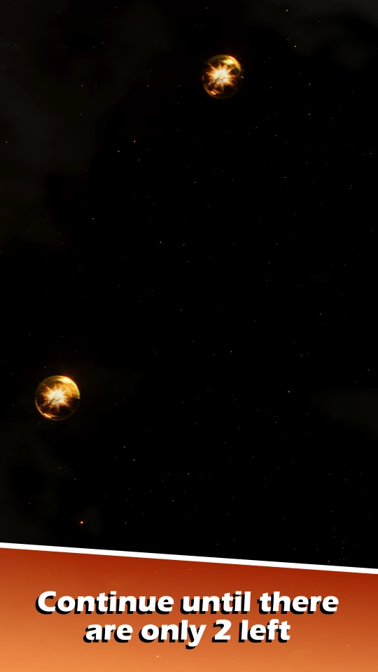 Orbit Destruction energy theme image with neon projectiles converging.