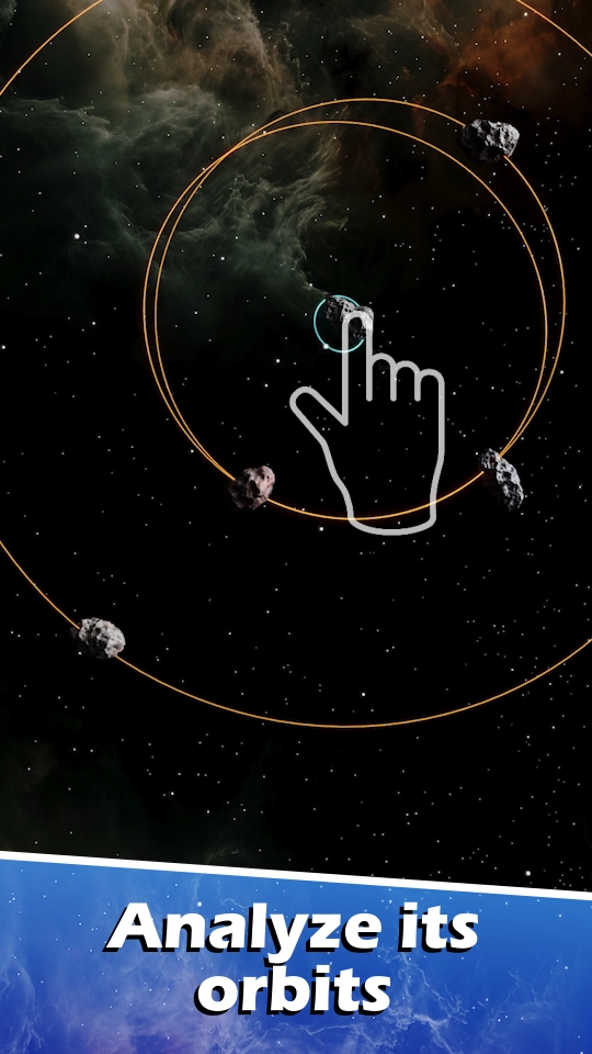 Orbit Destruction space theme panel featuring smashing planets.