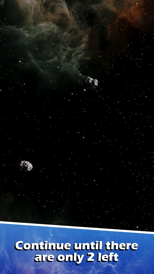 Orbit Destruction space theme card visualizing mission objectives.