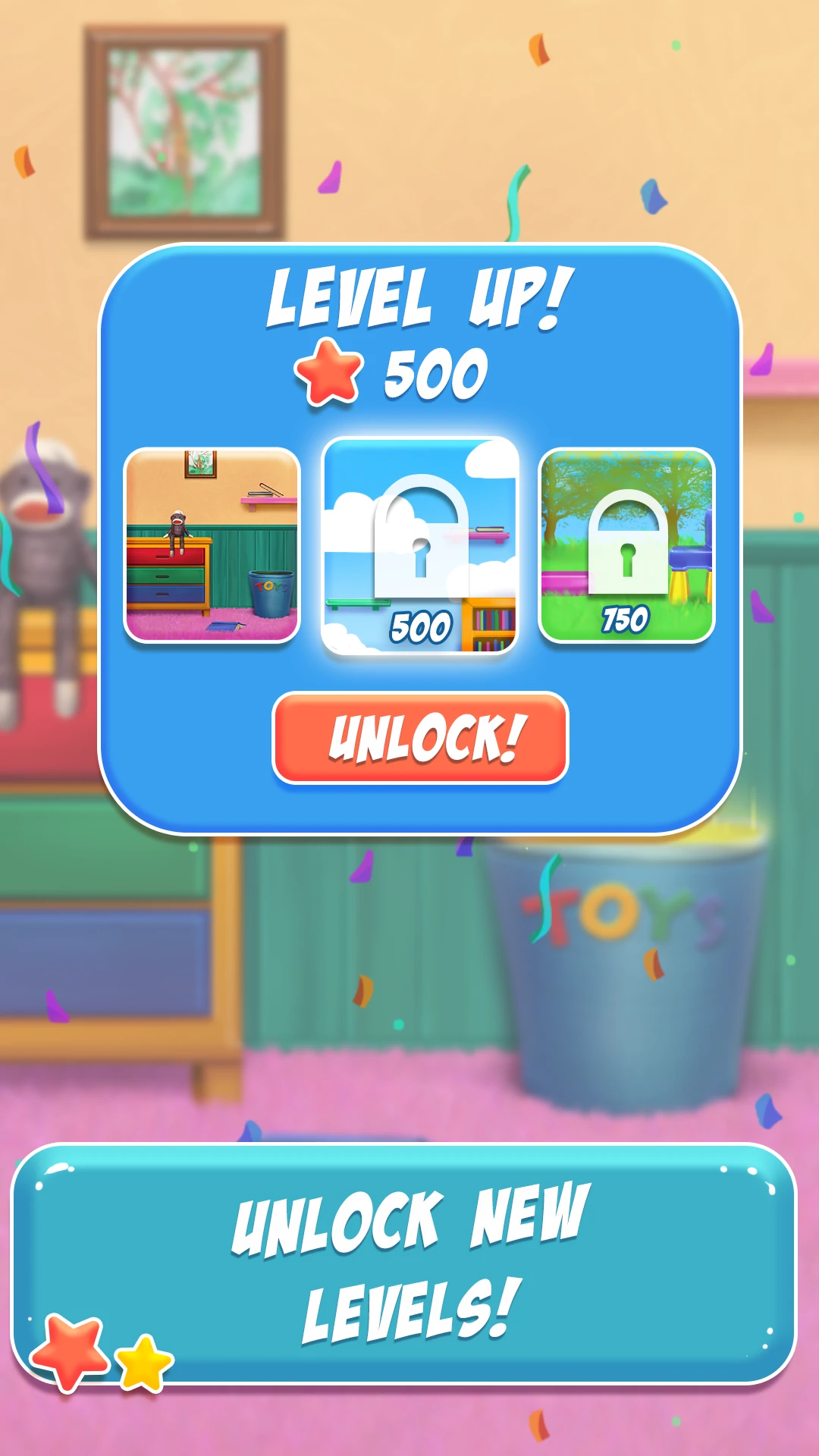 Spring Flip 3D mockup showing the player reaching the finish line.